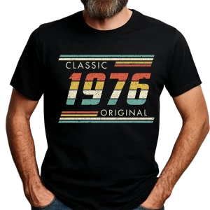 Koszulka na 50 urodziny Classic Original 1976 męska