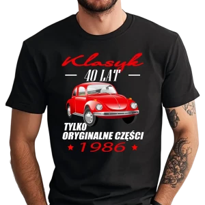 Koszulka KLASYK 1986 na 40 urodziny
