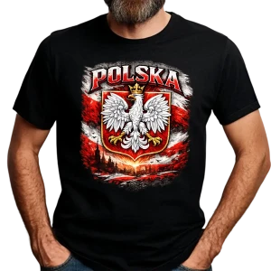 Koszulka patriotyczna męska POLSKA