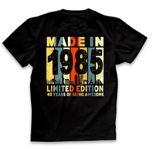 Koszulka MADE IN 1985 męska WYPRZEDAŻ roz.S