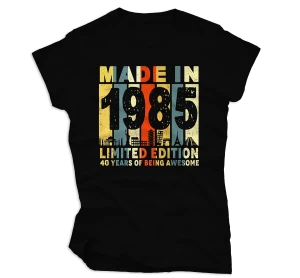 Koszulka MEDE IN 1985 damska WYPRZEDAŻ roz. M