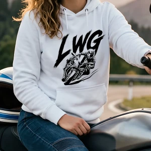 Bluza z kapturem dla motocyklistki LWG