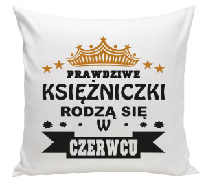 Poduszka dla Księżniczki urodzonej w czerwcu