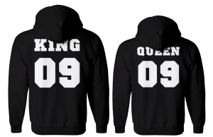 BLUZY DLA PAR z kapturem QUEEN09 & KING09