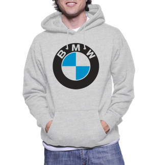Bluza BMW - biała / szara