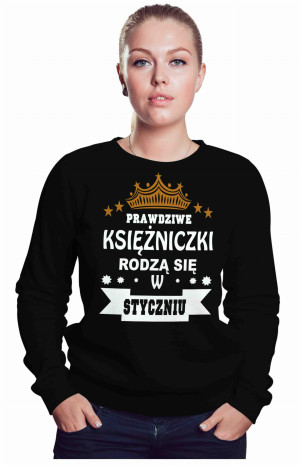 BLUZA DLA KSIĘŻNICZKI URODZONEJ W STYCZNIU