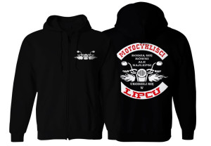 Bluza zasuwana dla MOTOCYKLISTY z miesiącem.