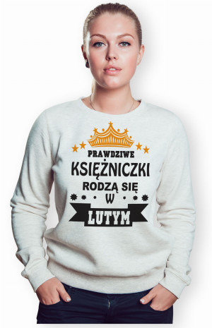 BLUZA DLA KSIĘŻNICZKI URODZONEJ W LUTYM
