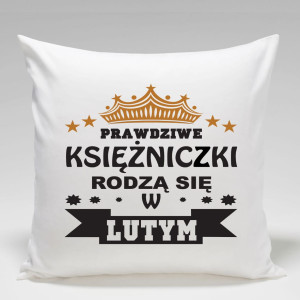 Poduszka dla Księżniczki urodzonej w lutym