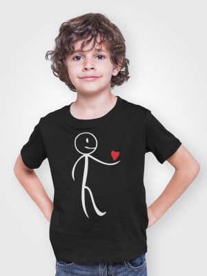 Koszulka SERCE NA DŁONI chłopięca