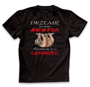 Koszulka DRZEMIE WE MNIE BESTIA męska