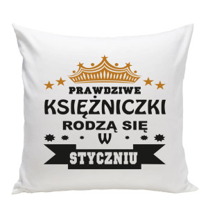 Poduszka dla Księżniczki urodzonej w styczniu