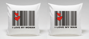 Poduszki dla pary KOD