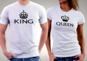 Koszulki dla par KING i QUEEN