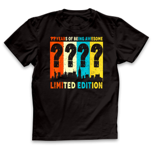 Koszulka męska LIMITED EDITION z dowolną datą