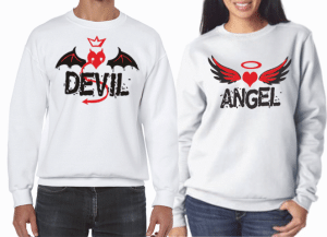 Bluzy dla par ANGEL & DEVIL