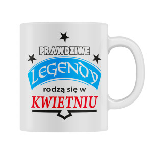 Kubek LEGENDY RODZĄ SIĘ ... Z MIESIĄCEM