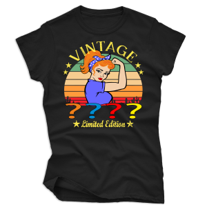 Koszulka VINTAGE dla rudowłosej z dowolną datą