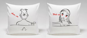 Poduszki dla pary WAKE UP