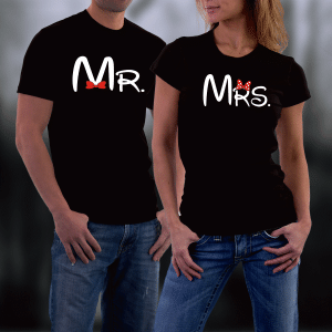 Koszulki dla par MR & MRS