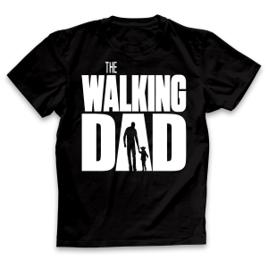 Koszulka dla taty Walking Dad z córką