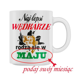 Kubek dla WĘDKARZA z miesiącem