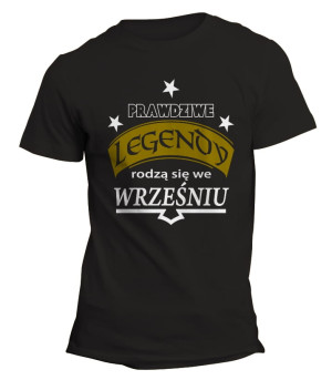 Koszulka LEGENDY RODZĄ SIĘ W ... z miesiącem