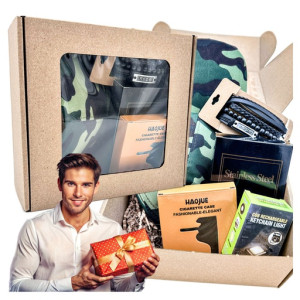 Prezent elegancki dla niego na urodziny święta zestaw męski box