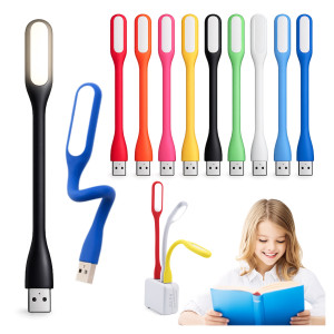 Lampka silikonowa USB ruchoma funkcyjna do laptopa LED mocna elastyczna