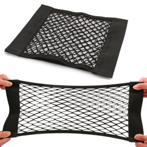 Mocna siatka na rzep do bagażnika samochodu czarna torba organizer 40x25