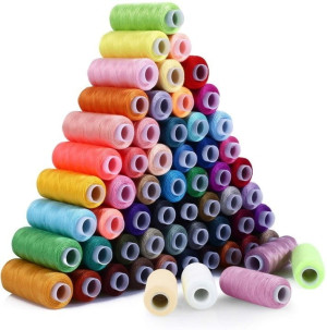 Nici krawieckie mocne nitki do szycia maszyny zestaw 60 sztuk 250 yd 228,6m