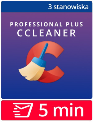 CCleaner Professional Plus (3 PC, 1 rok)