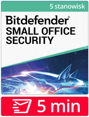 Bitdefender Small Office Security 2026 5 stanowisk | 1 rok ochrony