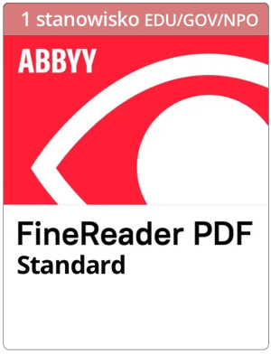 Abbyy FineReader PDF 16 Standard EDU/GOV/NPO PL 36M ESD