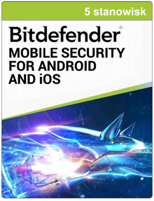 Bitdefender Mobile Security - Antywirus na 5 stanowisk| 12 miesięcy
