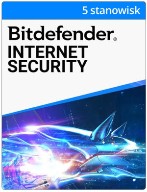 Bitdefender Internet Security - Antywirus na 5 stanowisk | 2 lata