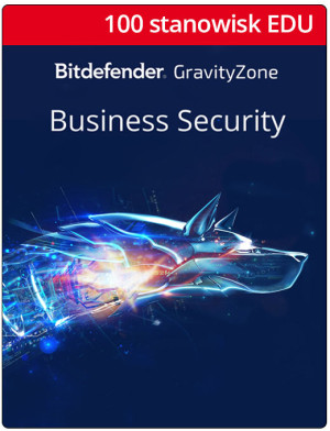 Bitdefender GravityZone - roczny pakiet antywirusowy dla szkół do 100 stanowisk