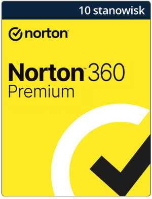 Norton 360 Premium - odnowienie antywirusa na 2 lata | 10 stanowisk