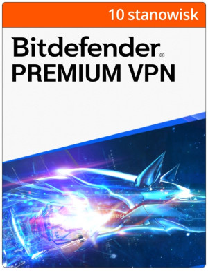 Bitdefender Premium VPN - 10 stanowisk | 12 miesięcy