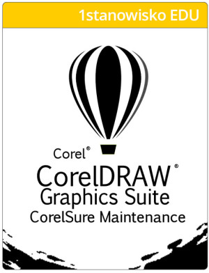 CorelDRAW Graphics Suite EDU CorelSure Maintenanc(odnowienie na 1 rok)
