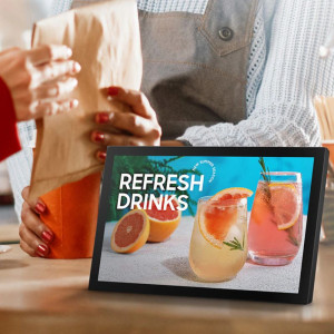 Samsung QB13C Écran dynamique 13'' Full HD Écran professionnel compact de 13 pouces avec résolution Full HD, luminosité 500 nits, système Tizen