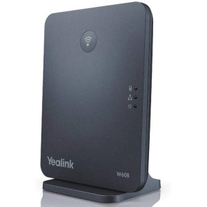 Base DECT Yealink W70B Une base téléphonique DECT puissante prenant en charge jusqu'à 10 combinés.
