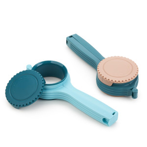 Set 2 clipsuri sigilat pungi, reutilizabile, cu cleme de etansare pentru stocarea și organizarea alimentelor, onuvio®