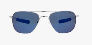 Randolph Aviator AF330 Bright Chrome Atlantic Blue Pol. 58mm Sonnenbrille