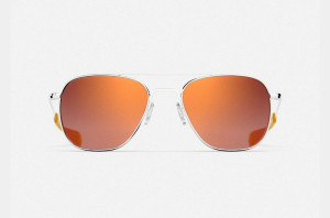 Randolph Aviator AF473 White Gold Sunset Rose Mirror Pol. 58mm Sonnenbrille