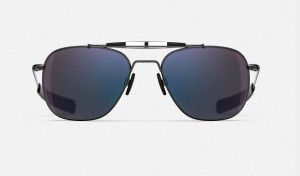 Randolph Aviator 2 AT034 Black Chrome / Apex Gray 52mm Sonnenbrille