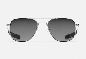 Randolph Aviator AF500 22K Black Gold Coastal Pol. 55mm Sonnenbrille