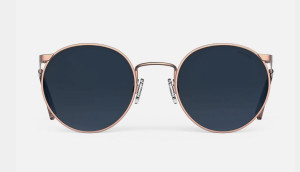 Randolph P3 P3084 Satin Rose Gold 22K Slate Nylon 51mm Sonnenbrille