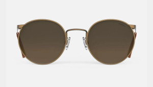 Randolph P3 P3085 Satin Chocolate Gold 22K Cape Sand 51mm Sonnenbrille