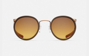 Randolph P3 PI032 22K Chocolate Gold Cape Sand Polarized Sonnenbrille